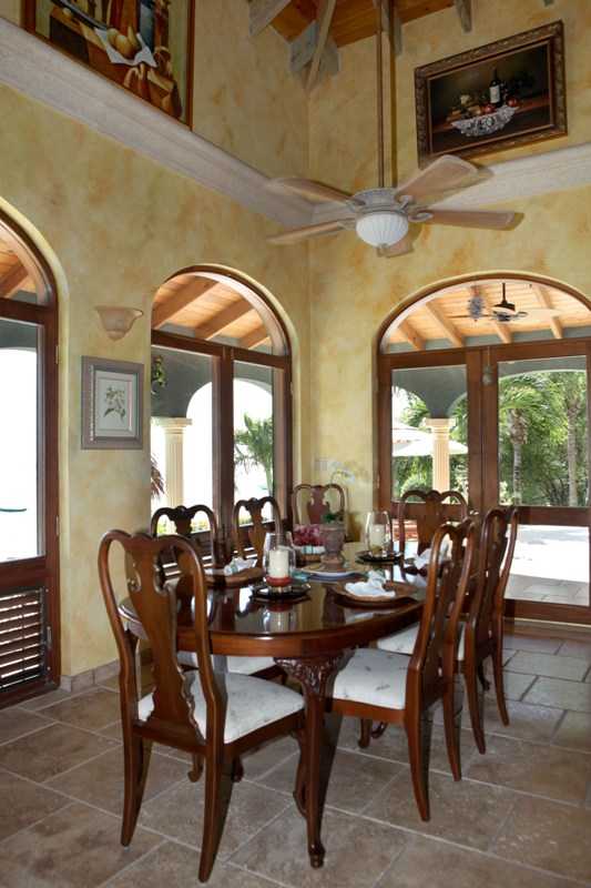 Dining Room with expansive views