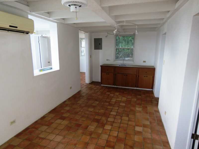 Lower level kitchenette and large room