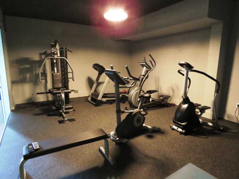 Large gym with equipment