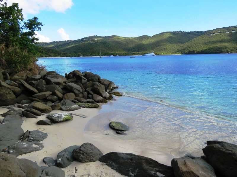 Excellent sand and entry to the waters of Magens Bay